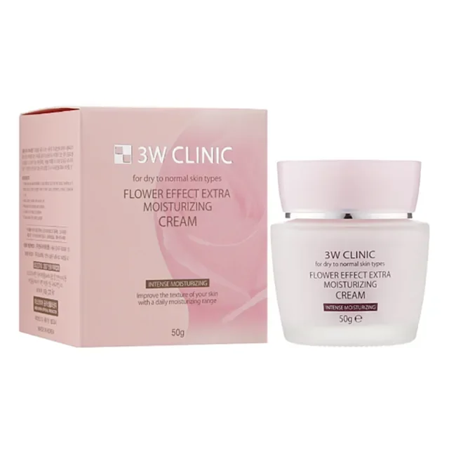 3W Clinic Flower Effect Extra Moisturizing Cream