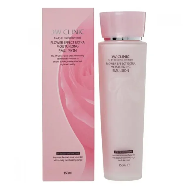 3W Clinic Flower Effect Extra Moisturizing Emulsion