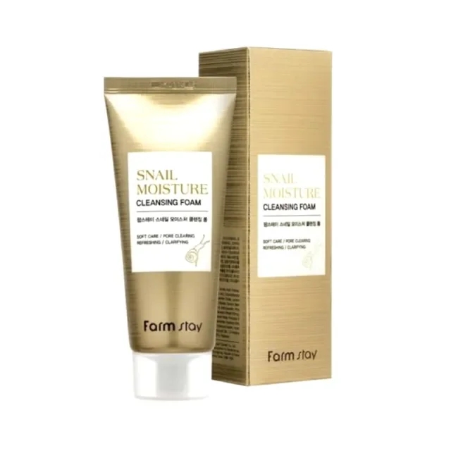 FARMSTAY SNAIL MOISTURE CLEANSING FOAM