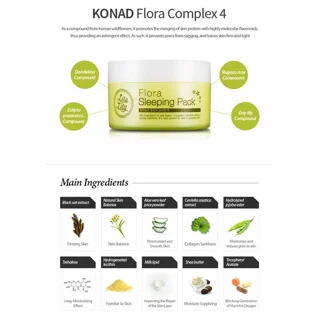 Konad Lila Lily flora Sleeping Pack