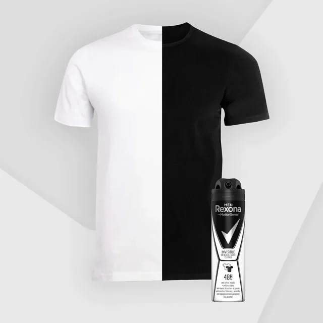 Rexona Rexona Men's Deodorant Spray Invisible On Black + White Clothes