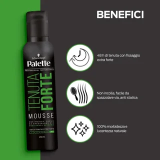 Schwarzkopf Palette Mousse per Capelli Tenuta Forte 250ML