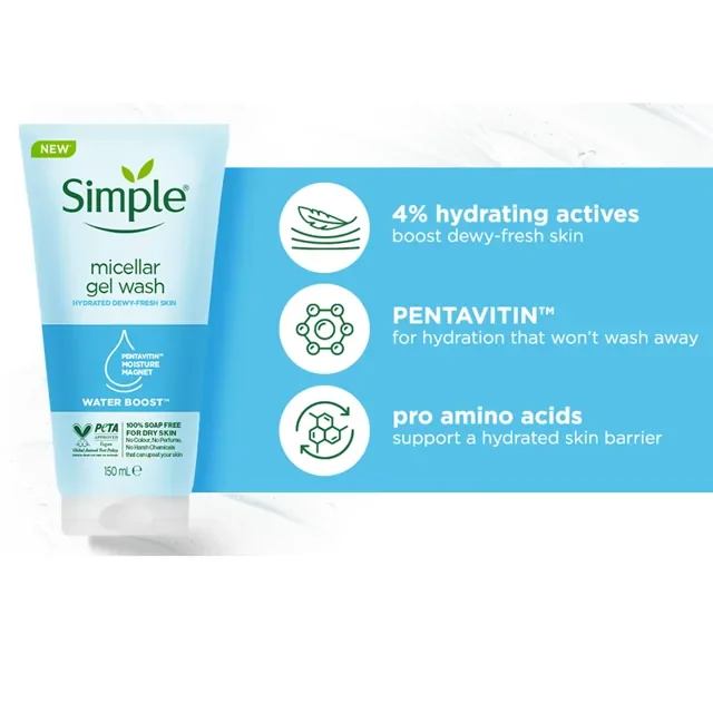 Simple Micellar Gel Wash