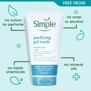 Simple purifying gel wash