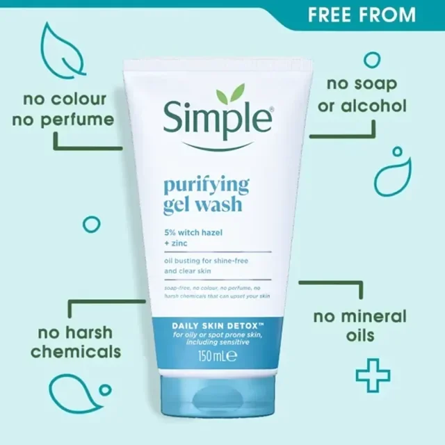 Simple purifying gel wash