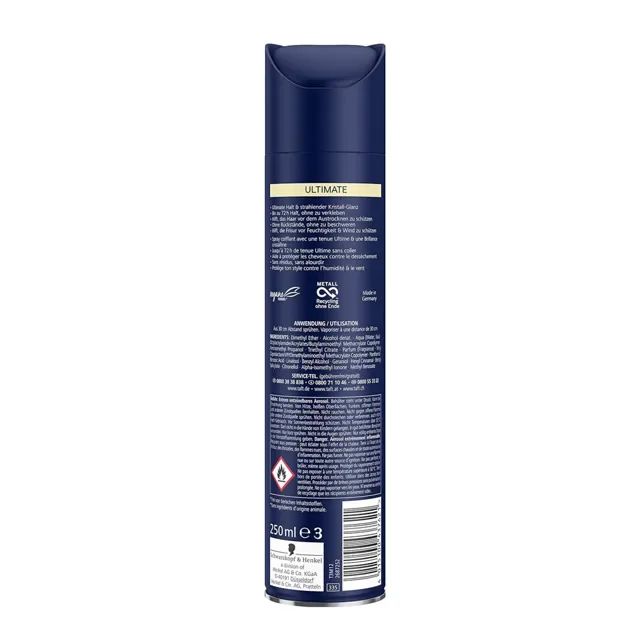 Taft Ultimate Hold Crystal Shine