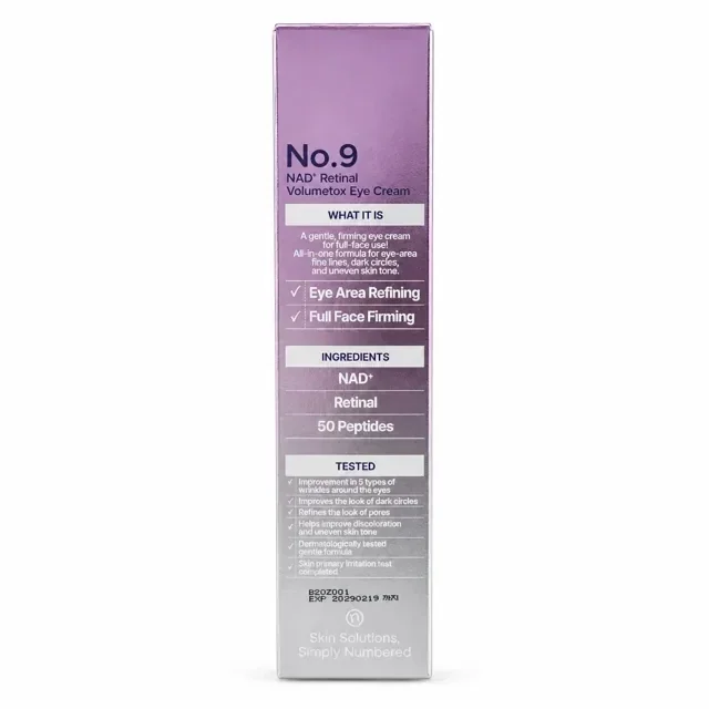 کرم دور چشم نامبوزین شماره 9 مدل NAD+ Retinal حجم 20 میلی‌لیتر کره جنوبی