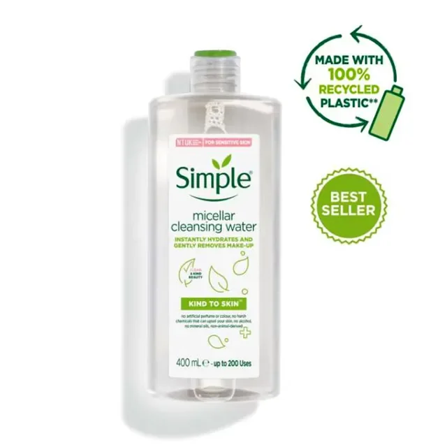 میسلار واتر مناسب پوست حساس Kind To Skin سیمپل 200 میل