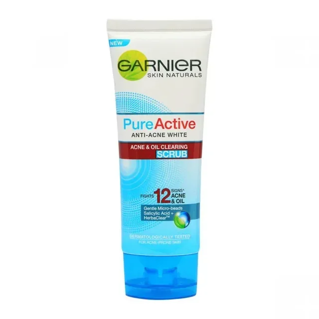 اسکراب پاک کننده گارنیر مدل Pure Active حجم 100 میل