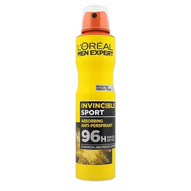 اسپری ضد تعریق مردانه لورال سری Men Expert مدل INVINCIBLE SPORT حجم 250 میلی لیتر