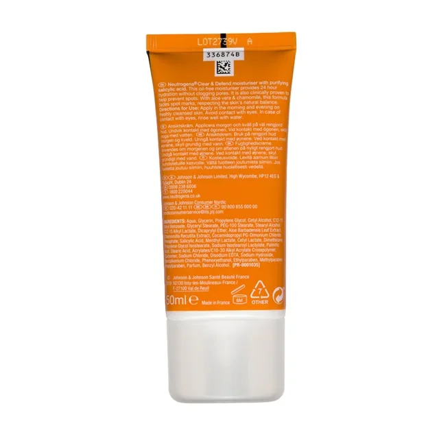 Neutrogena Clear&Defend Moisturiser 50ml