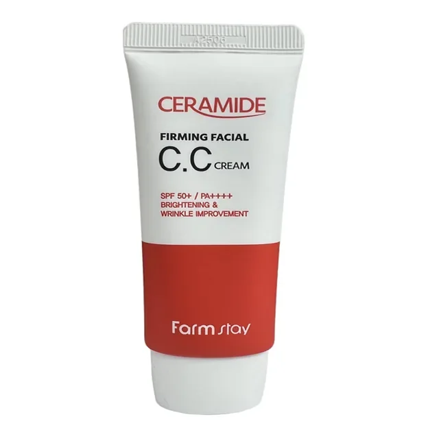 سی سی کرم ضد چروک و روشن کننده سرامید فارم استی Spf50