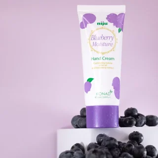 konad hand cream containing nature olive oil and blueberry extract