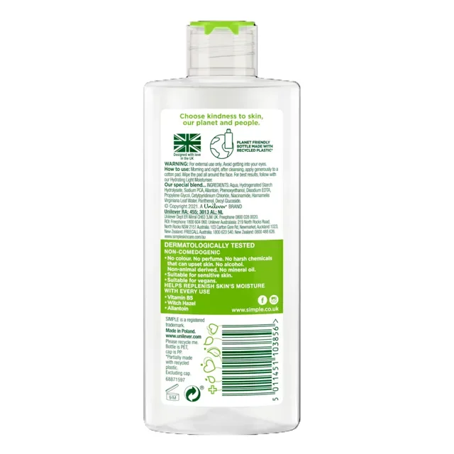 simple soothing facial toner